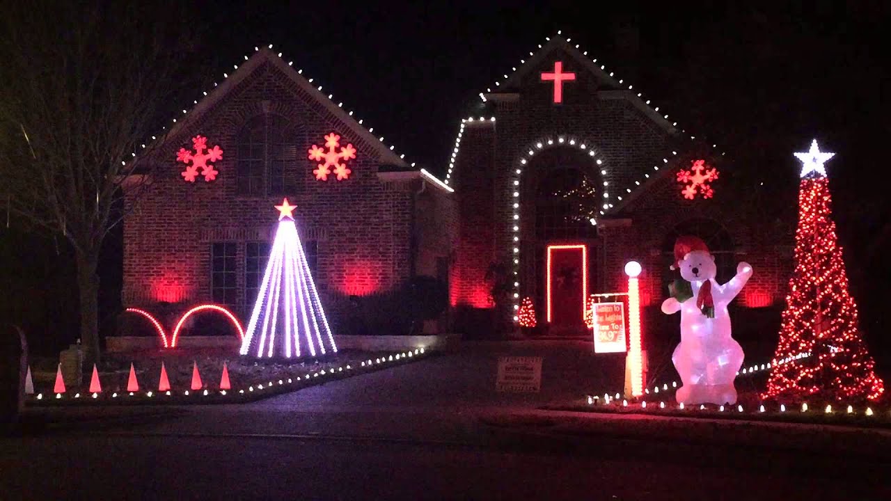 2015 Giles Family Light Show Christmas Eve / Sarajevo TSO YouTube
