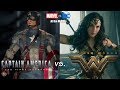 Wonder Woman vs. Captain America: The First Avenger - Marvel vs. DC At the Movie