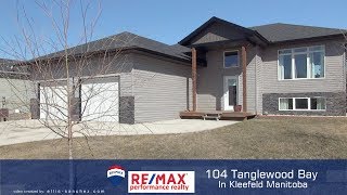 House for Sale in Kleefeld Manitoba | 104 Tanglewood Bay