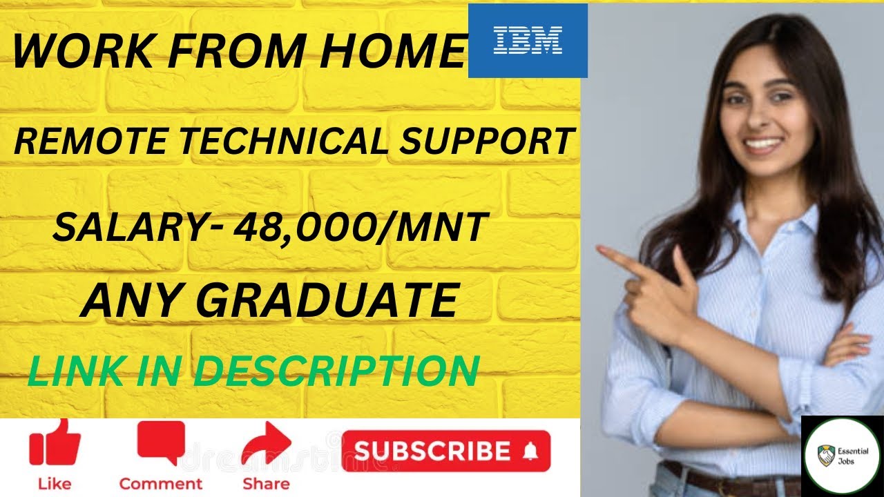 WORK FROM HOME | REMOTE JOBS | SALARY 48,000/MONTH | ANY GRADUATE - YouTube