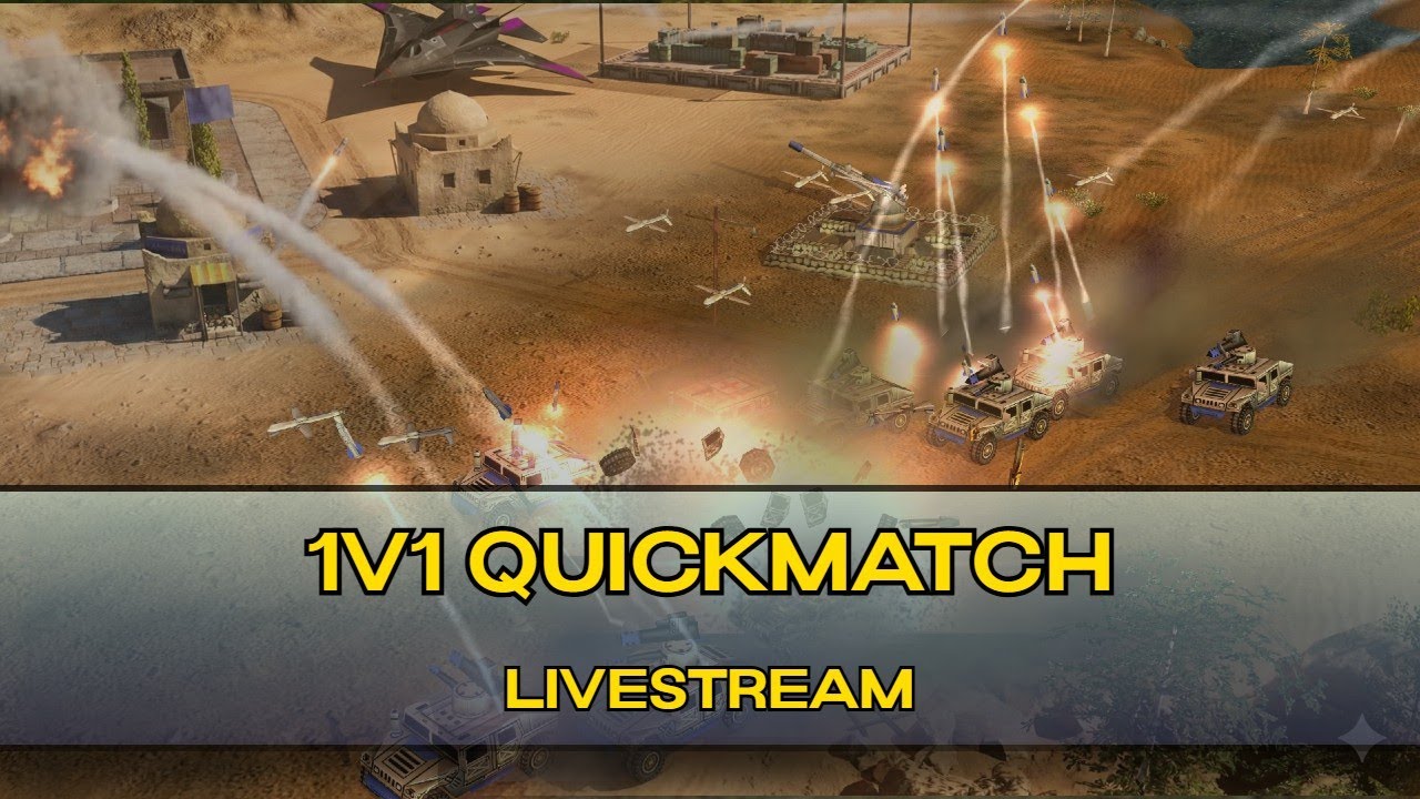 C&C Generals Zero Hour 1v1 Quickmatch / RANK 1 TODAY - YouTube