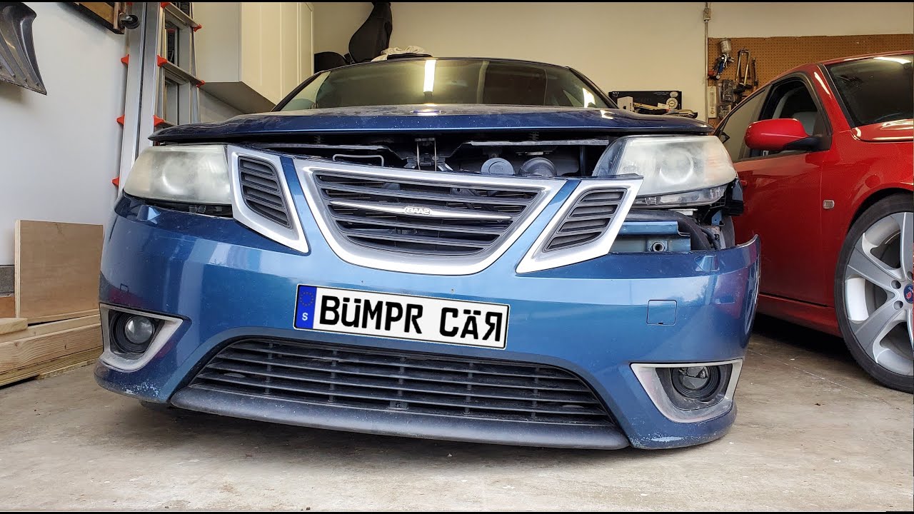 Project Saab - Repairing Bumper Electrical