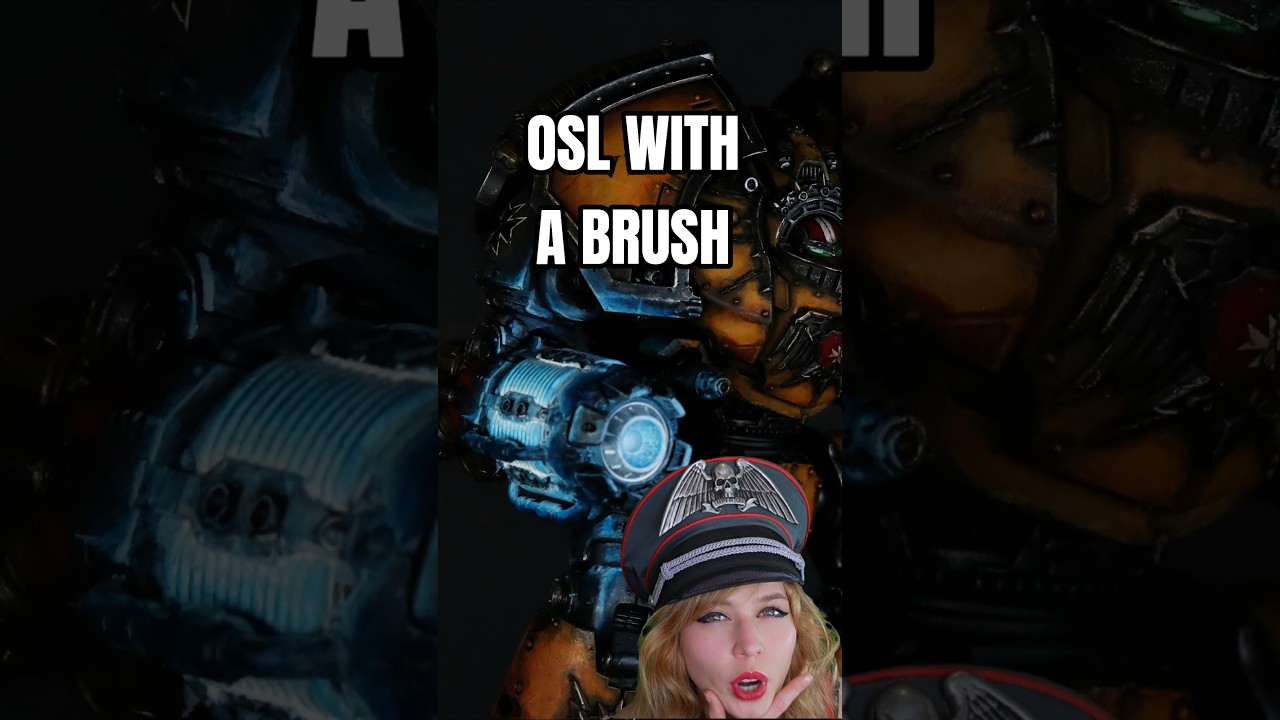 OSL WITH A BRUSH! #warhammer #warhammer40k #paintingminiatures #paintingwarhammer #osl #40k