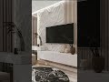 Elegant Living Room TV Wall Designs 2026 TV  Wall Decoration #shorts #wall