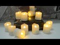 LEDキャンドル 6個セット リモコン付 USB充電（kcdl-6a）