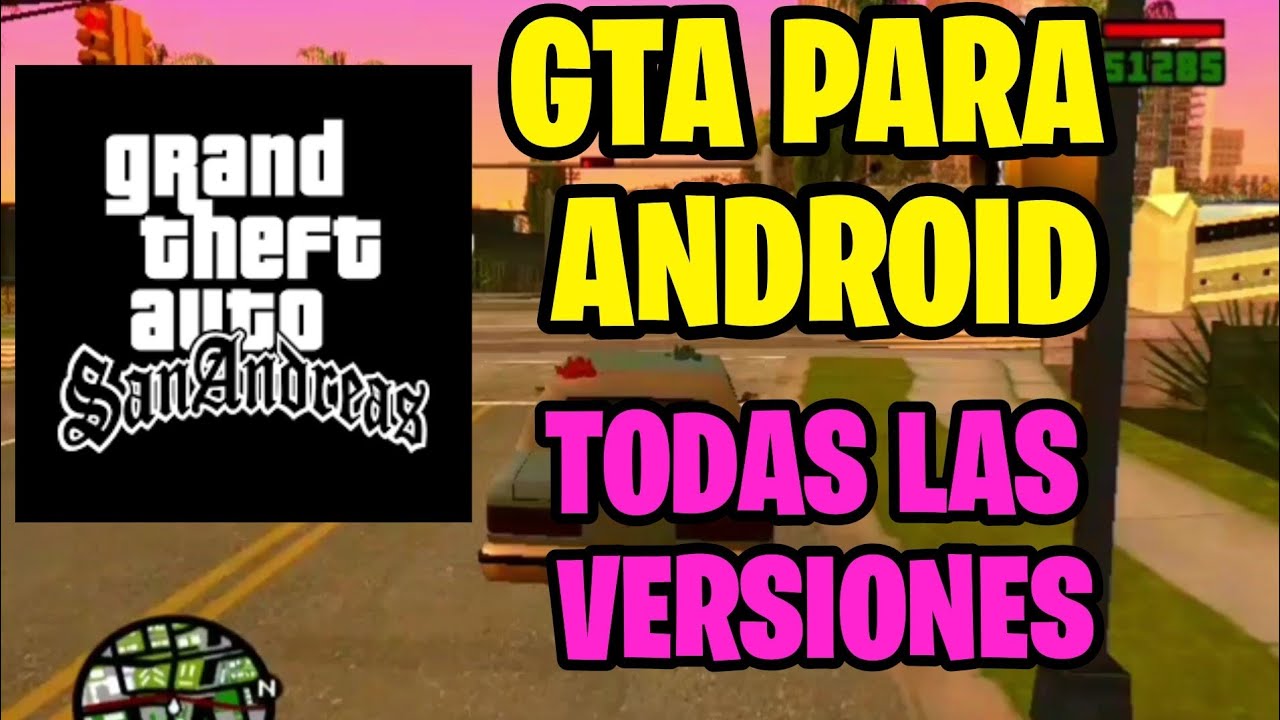 COMO Descargar GTA SAN ANDREAS Para Android 200MB - YouTube