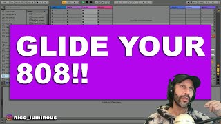 How to Glide and Slide 808's in Ableton Live Tutorial 2023