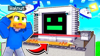 Ontsnappen Uit De Bunker Van De Robot In Minecraft