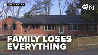 Heroic rescue attempt leaves man burned as family home is destroyed by fire