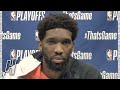 Joel Embiid Postgame Interview - Game 7 - Hawks vs 76ers | 2021 NBA Playoffs