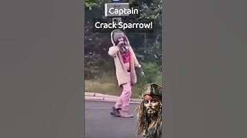 Captain Crack Sparrow!#piratesofthecaribbean