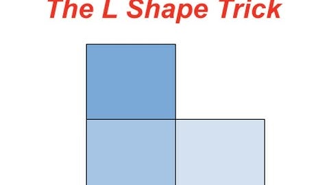 How to divide three squares into 4 equal parts?