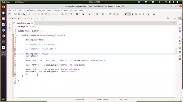 Java 12 updates Switch Expressions