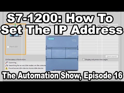 How To Set The IP Address Of A S7-1200