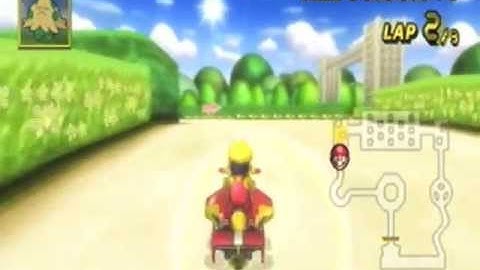 [MKWii] Custom Vehicle : Electric Mario on The Hovercraft