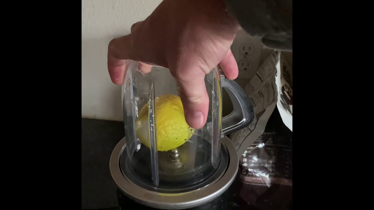 Blending Whole Lemon YouTube