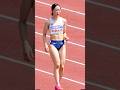 リレー前選手紹介【女子4×100mR予選3組】2025年日本選手権【青学×中京】 #sh