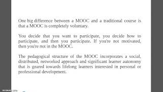 What is a MOOC? Introduction to MOOCs || Massive Open Online Courses