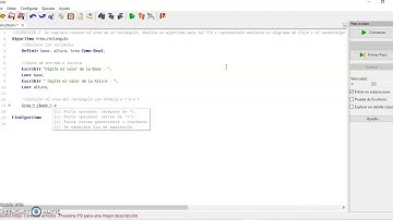 Algoritmo para Calcular el Area de un Rectángulo