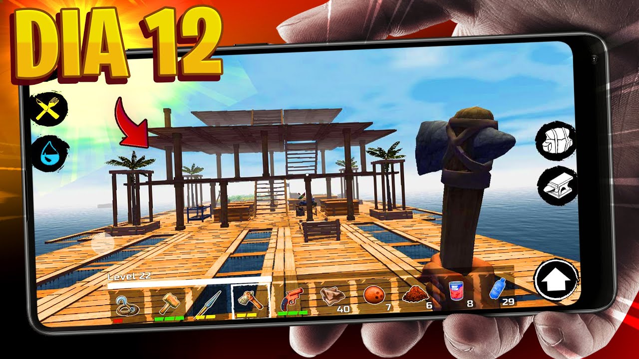 Novo Jogo de Sobrevivência No Mar ! - RAFT - #1 (link do download