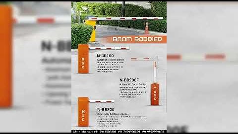 NSC Smart Automatic Boom Barrier along with Long Range RFID/UHF Reader Video Presentation.