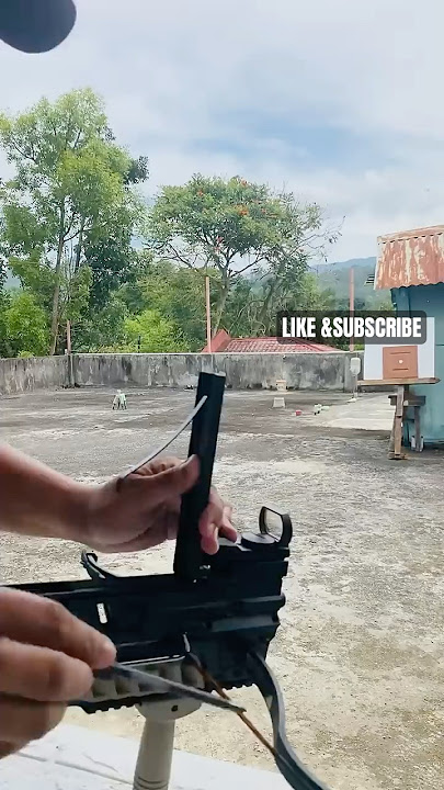 AR-6 Stinger II Compact Crossbow TestFire               #steambow #crossbow #stinger #xbow #archery