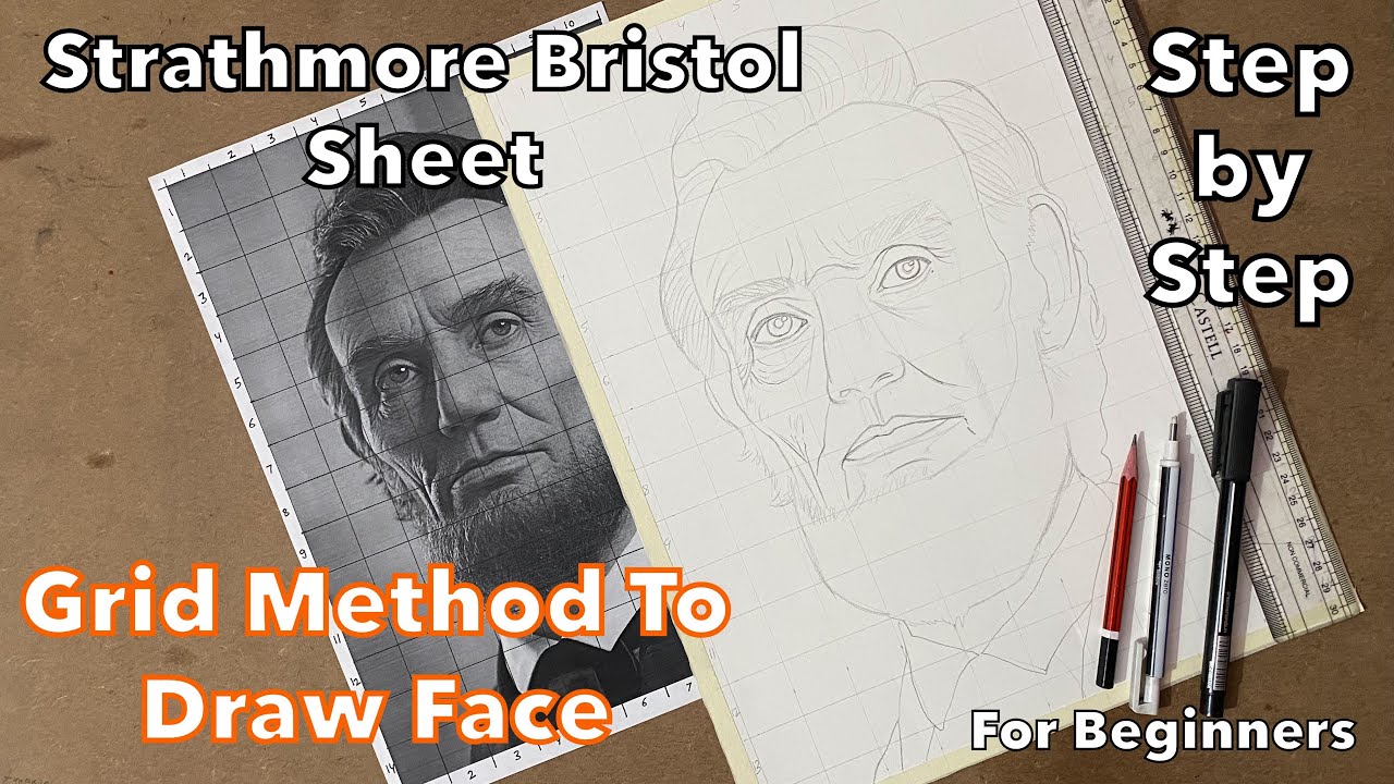 How to draw portrait using Grid Method | Tutorial | #drawingtutorial # ...