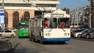 Троллейбус Екатеринбурга Зиу-682Г [Г00] №179 Маршрут №6 У Остановки 