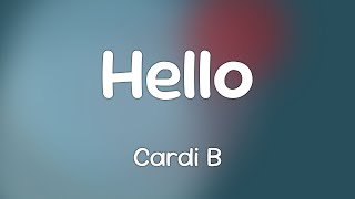 Famous Cardi B - Hello  [Lyrics] #Shorts Profile