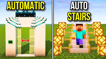 Minecraft: 5 USEFUL Redstone Build Hacks!