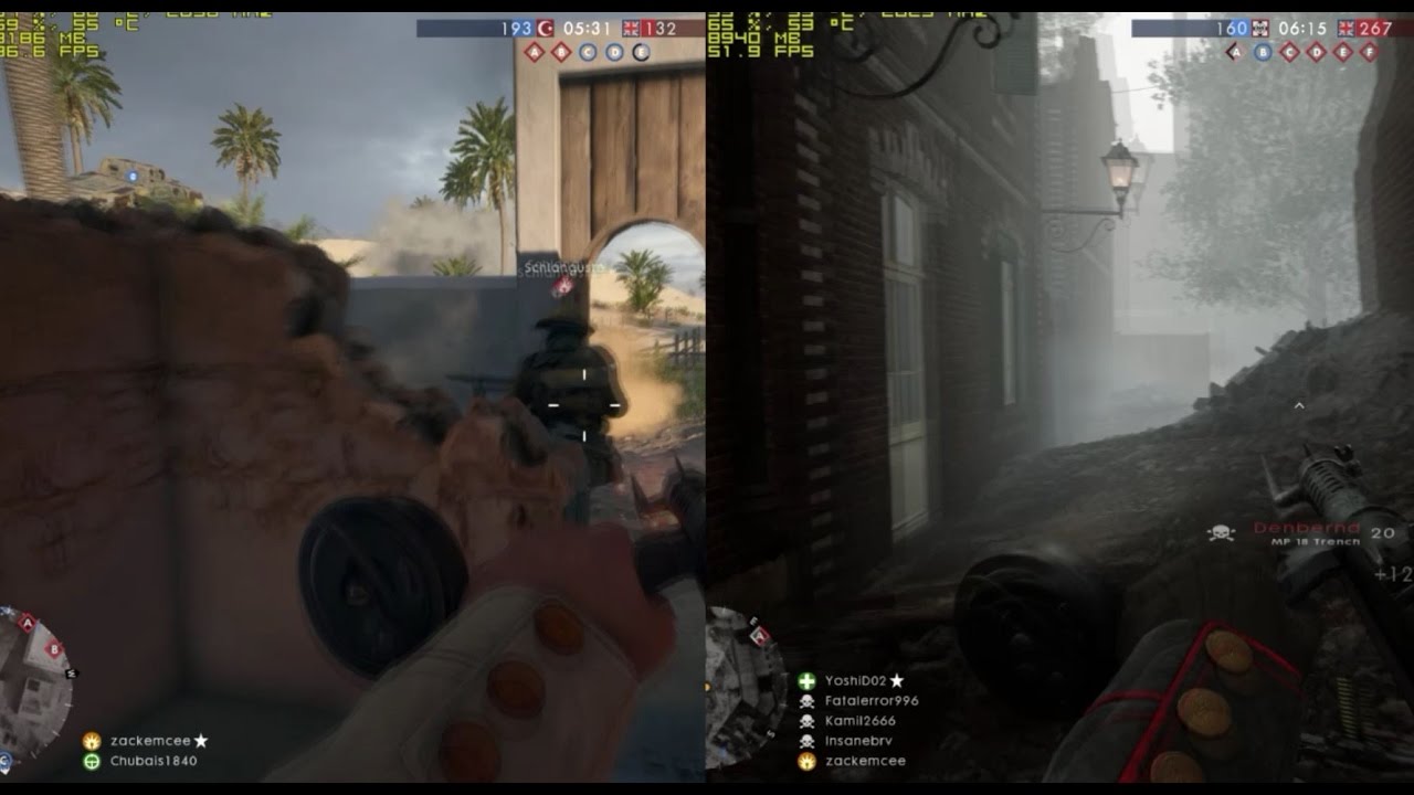 Battlefield 1 (Resolution Scale 100% Vs 200%) [GTX 1080, i7 4790k]  (Multiplayer Gameplay) - YouTube