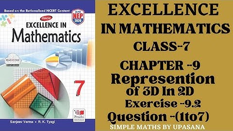 Excellence Math | Class -7 | Chapter -9 | Prachi | Ncert | Exercise -9.2| Questions -(1 to 7)