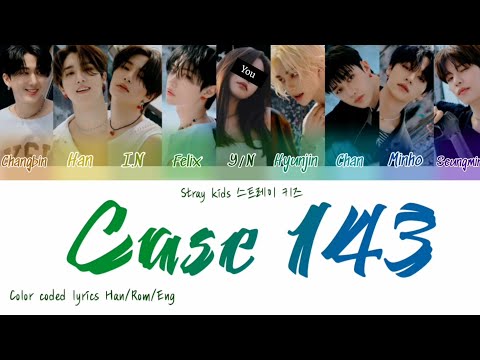 Stray kids - Case 143 (9 members ver. / karaoke ver.) Color Codex Lyrics Han_Rom_Eng