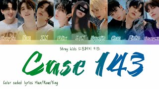 Stray kids - Case 143 (9 members ver. / karaoke ver.) Color Codex Lyrics Han_Rom_Eng