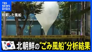 北朝鮮が5回目の“ごみ風船” 韓国政府“深刻な経済難”と分析｜TBS NEWS DIG