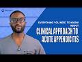 Acute Appendicitis | History, Examination, Alvarado Score & Treatment | MDCN Clinical Exam Prep