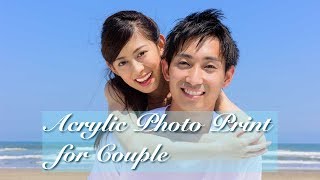カップルお付き合い記念　世界に一つだけの記念　アクリルフォトプリントプロモーション