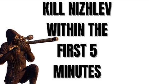 Sniper Ghost Warrior Contracts - Kill Nizhlev Within the first 5 minutes