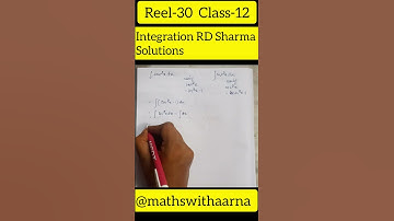 int[tan²x]dx | Integration class12 | #maths #viralreels #shorts #shortsfeed #trending #rdsharma