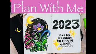 Bullet Journal | Setting Up a New Notebook Mid-Year | Cosmic Garden theme | Plan With Me