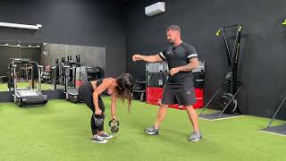 Alternating Kettlebell Bent Over Row