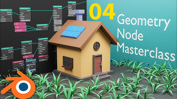 Grid Extrude and Scale elements Node - Geometry Nodes Masterclass ( 4/ 27 )