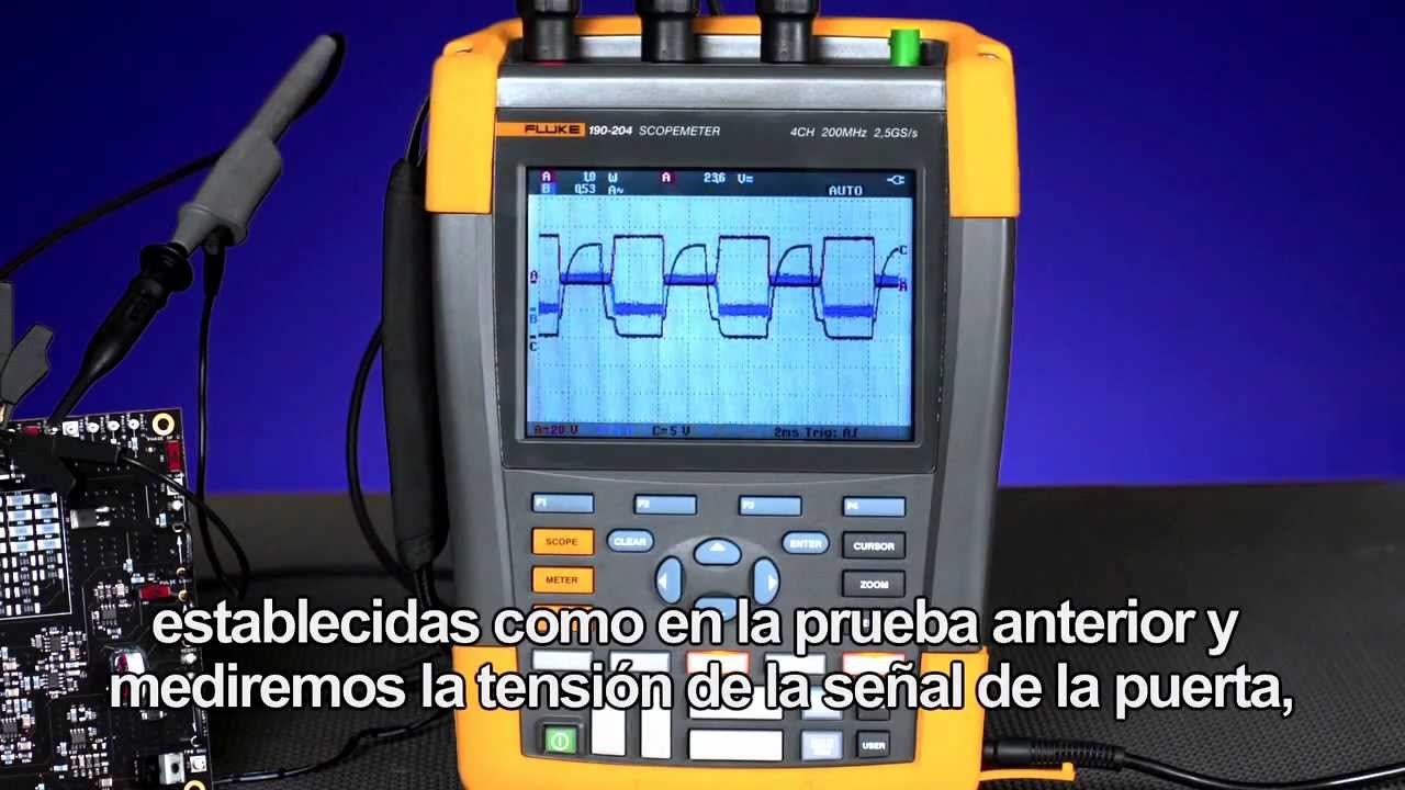 Osciloscopios Fluke Scopemeter 124 - Automoción - Osciloscopios