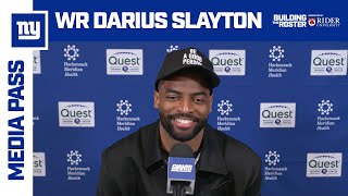 Darius Slayton: "I'm happy to still be a Giant" | New York Giants
