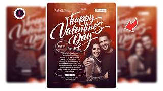 Happy Valentine's Day Quick Flyer Design screenshot 1