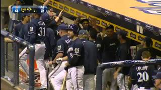 2012/09/14 Fiers' RBI single
