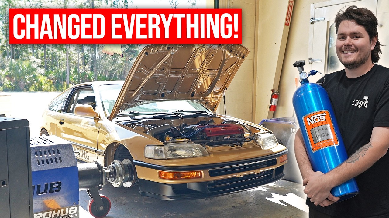 Freddy “Adjusted” the CRX to try to Beat Our Lap Time