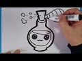 How to draw a cute perfume | dessiner un parfum एक इत्र कैसे आकर्षित करें como dibujar un perfume