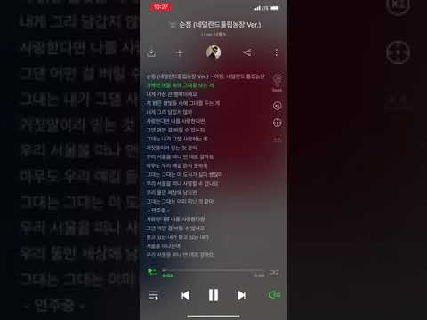 [🎧 오늘의 안유명한노래] 순정 - 네덜란드 튤립농장 / 그냥 좋아서 만든 영상