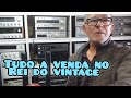 Visitei o rei do vintage amplificadores equalizadoresreceiver tudo a venda anos80